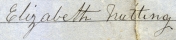 Elizabeth Nutting signature